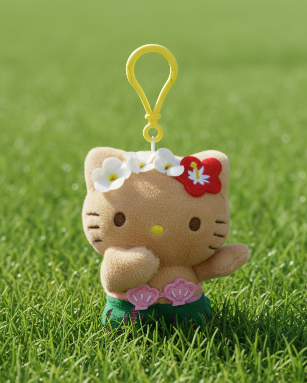 Hawaii Edition Hello Kitty Keyring/Keychains