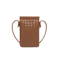 Mini Woven Crossbody Bags for Women, Trendy Vegan Leather Shoulder Bag