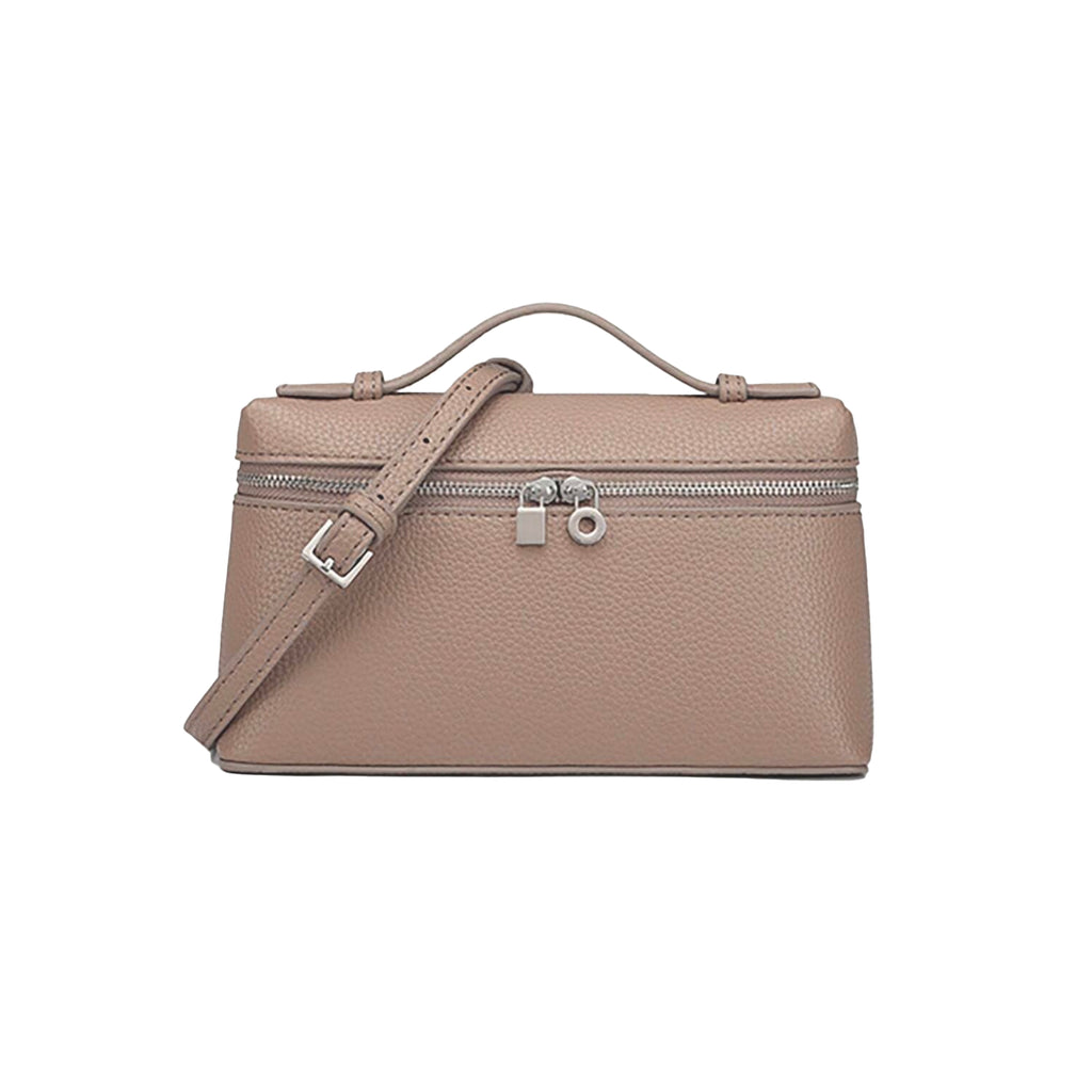 Vegan Leather Crossbody Bag, L19 Top-Handle Shoulder Handbag