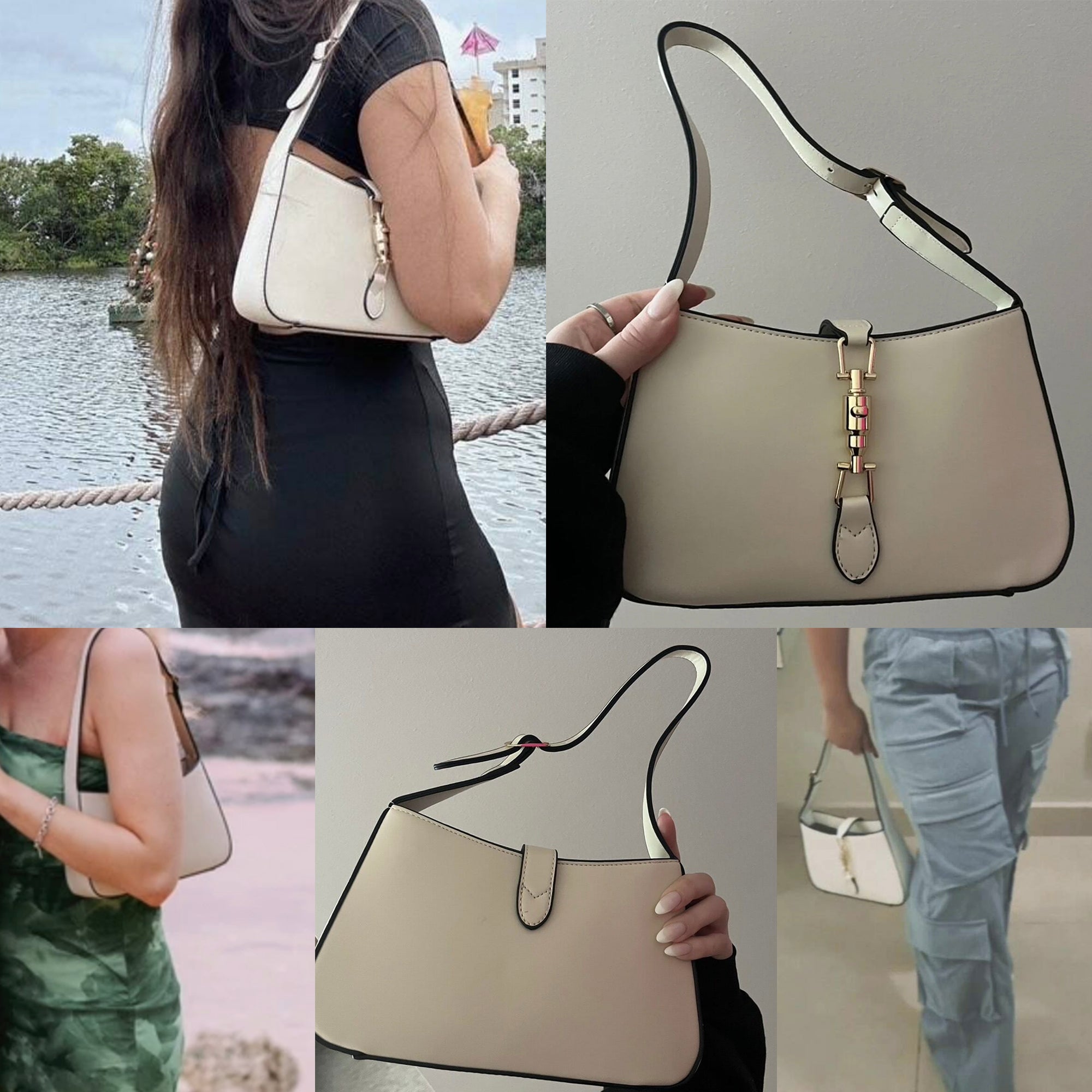 Jackie Shoulder Bag 2 Colors– Classic Minimalist Bag in 2 Colors for Everyday Elegance