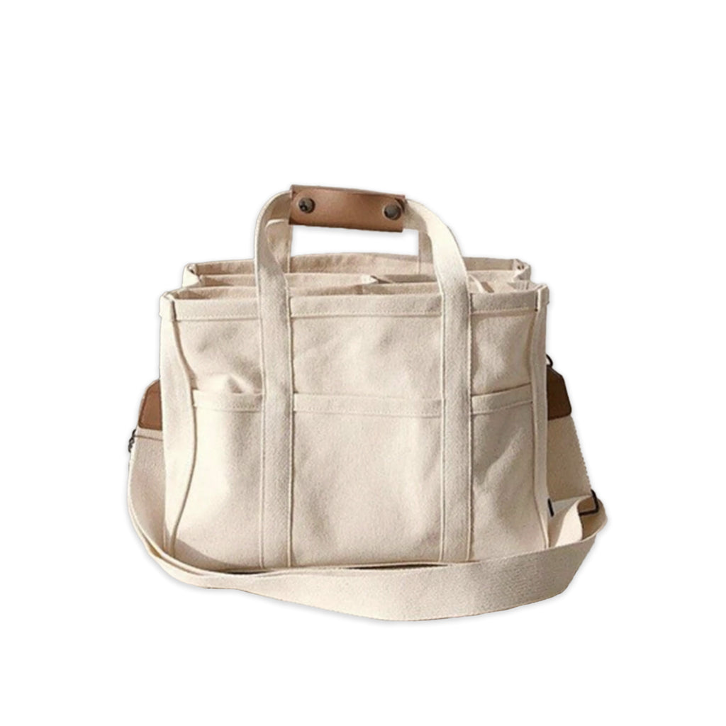 Canvas Tote Bag, Canvas Shoulder Bag-Crossbody