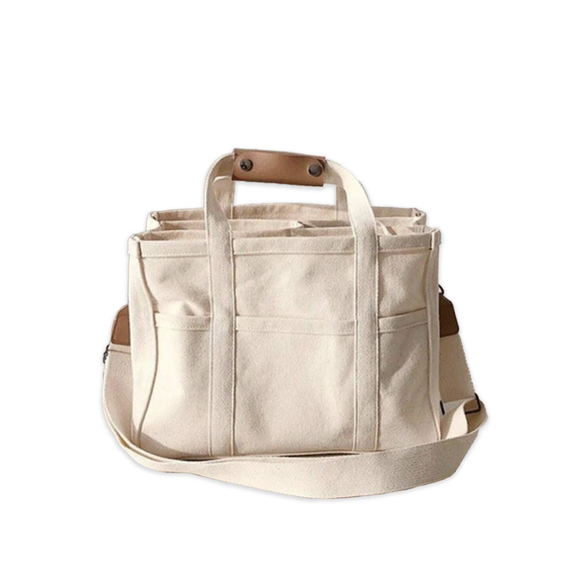 Canvas Tote Bag, Canvas Shoulder Bag-Crossbody