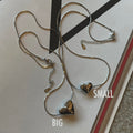 Trendy (Solid)♥ 925 Sterling Silver Heart Necklace