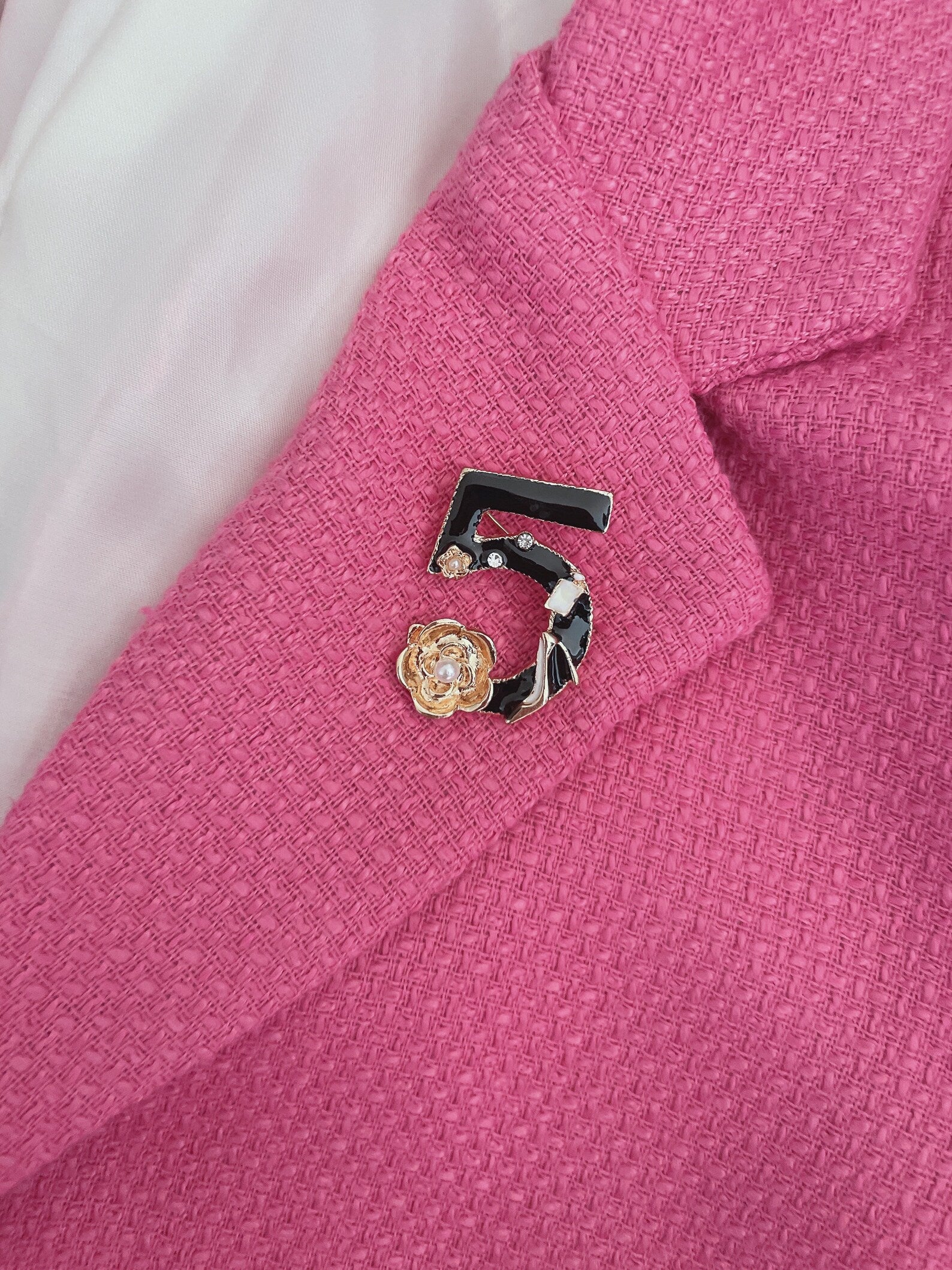 Camellia Flower Number 5 Brooch