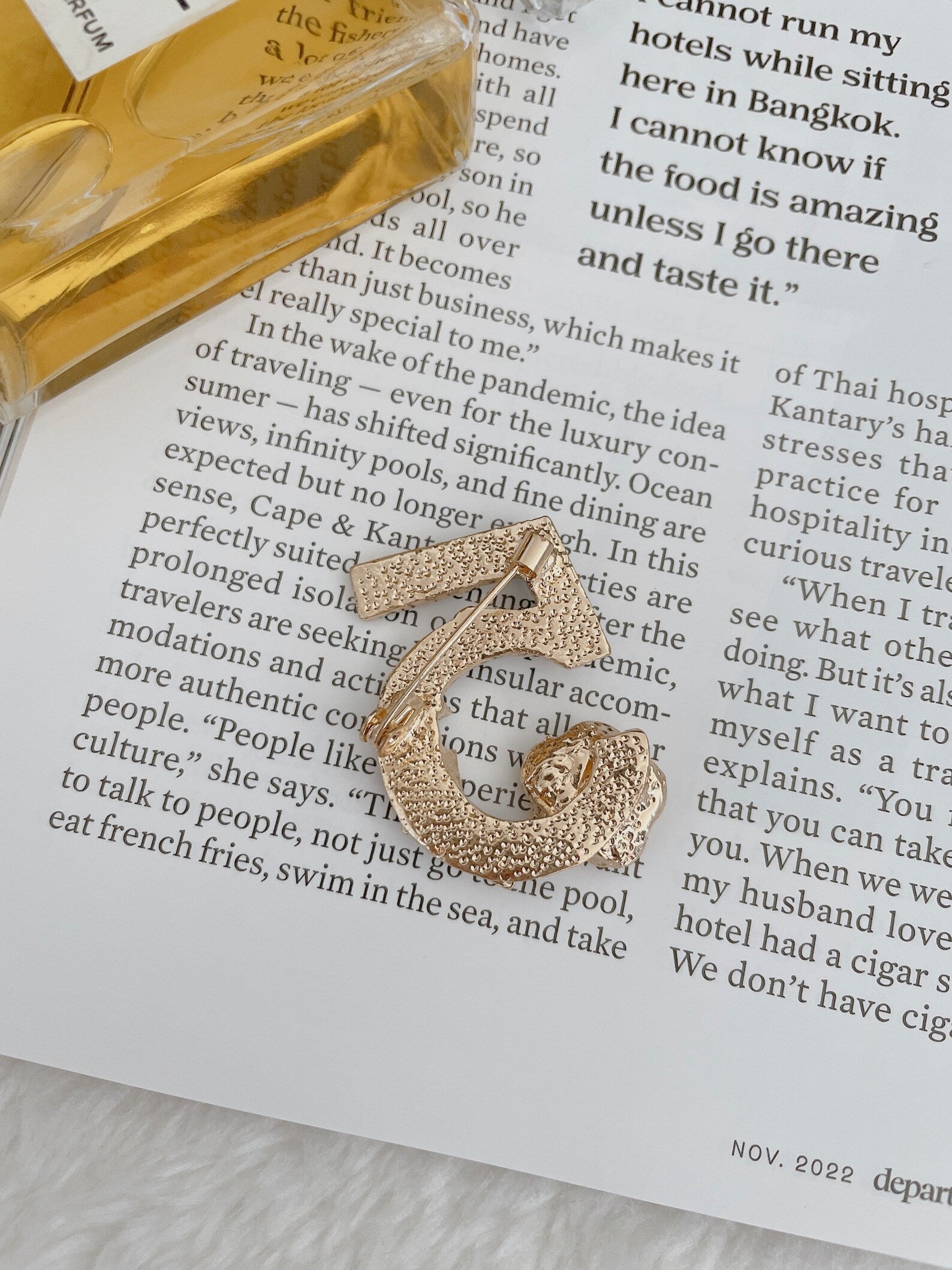 Camellia Flower Number 5 Brooch
