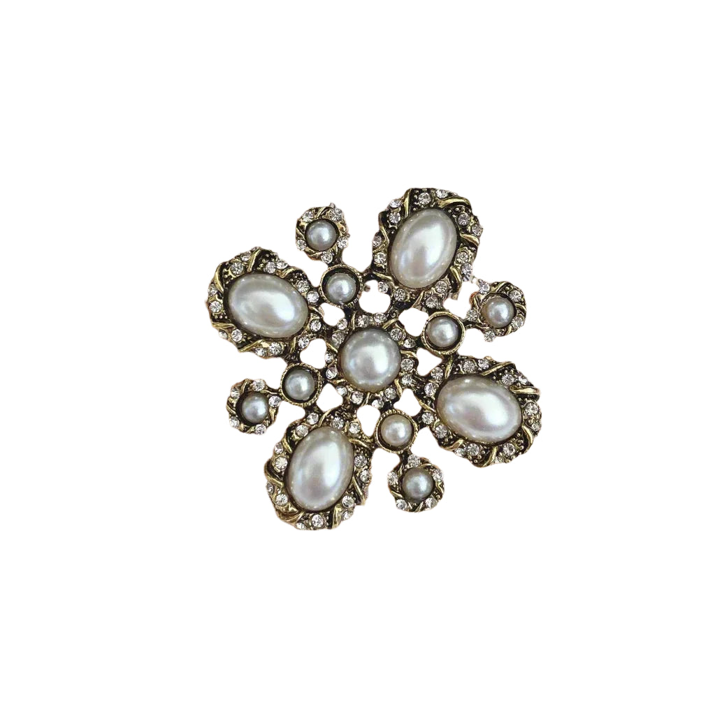 Vintage Style Pearl Brooch