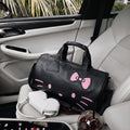 Sanrio Hello Kitty Black Duffle Bag – Lightweight Travel Carry-On Weekender Overnight Tote
