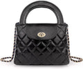Quilted Handle Crossbody Tote Bag – Stylish & Versatile Shoulder Bag for Everyday Use