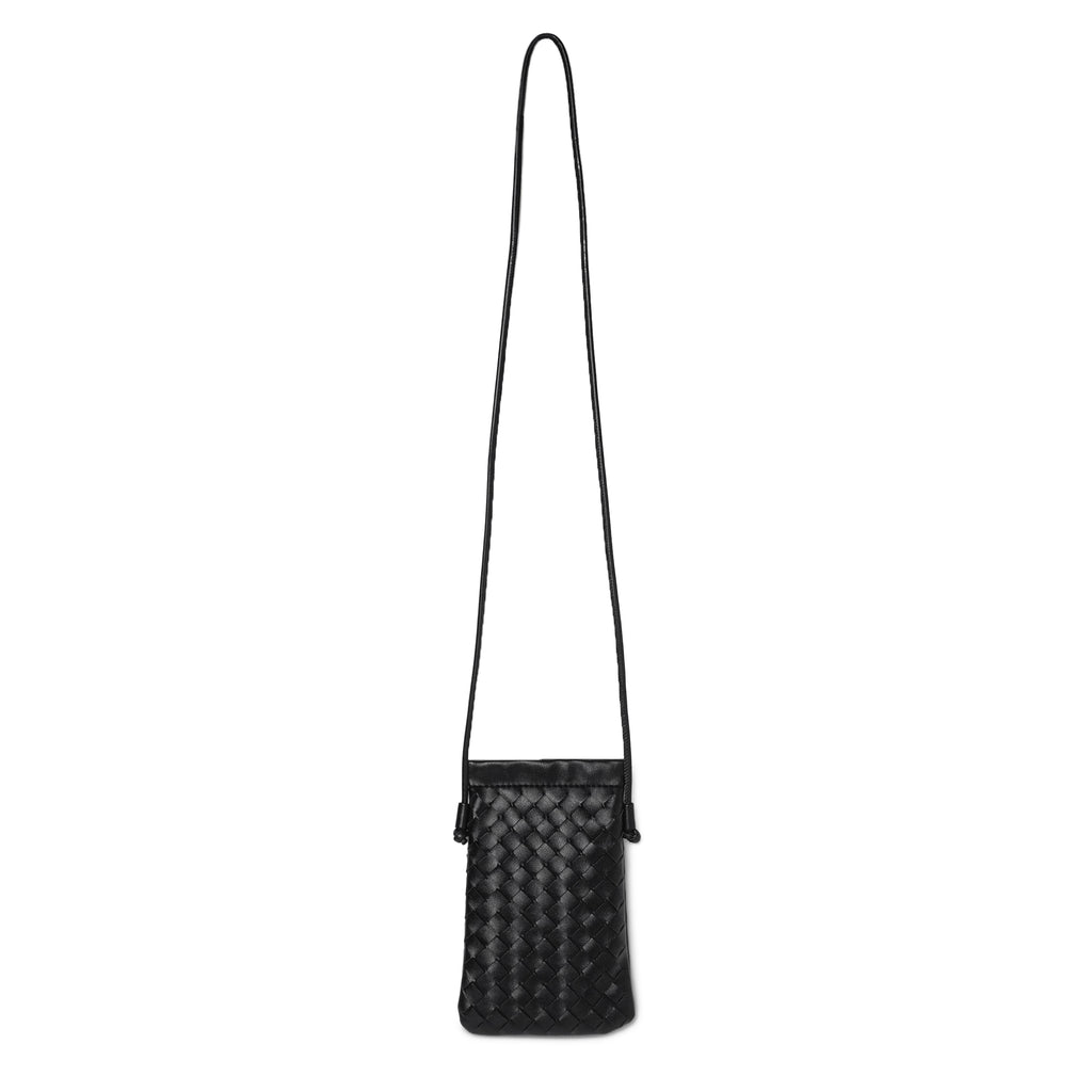 Mini Woven Crossbody Bags for Women, Trendy Vegan Leather Shoulder Bag